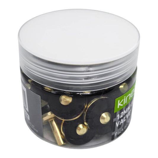 Kinetic Brass Tap Valve - 12mm - 20 Pack