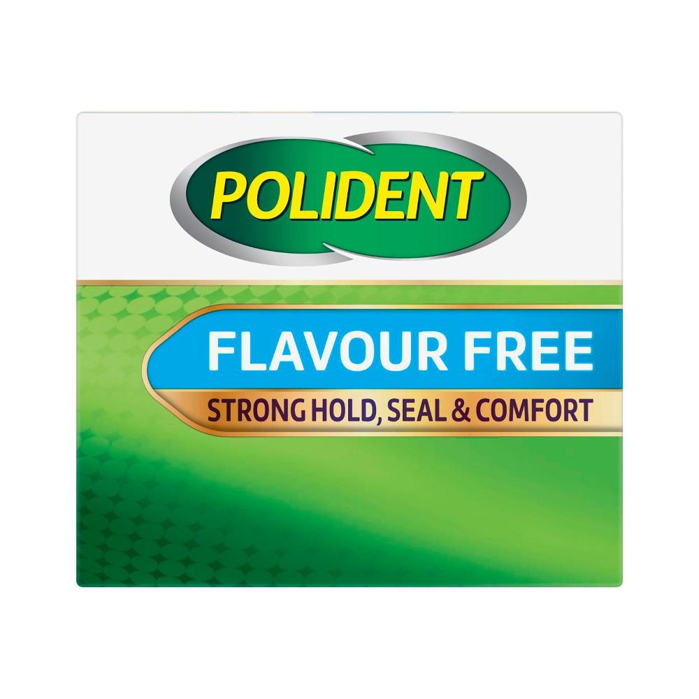 Polident Adhesive Cream Flavour Free For Dentures And Partials - 60g