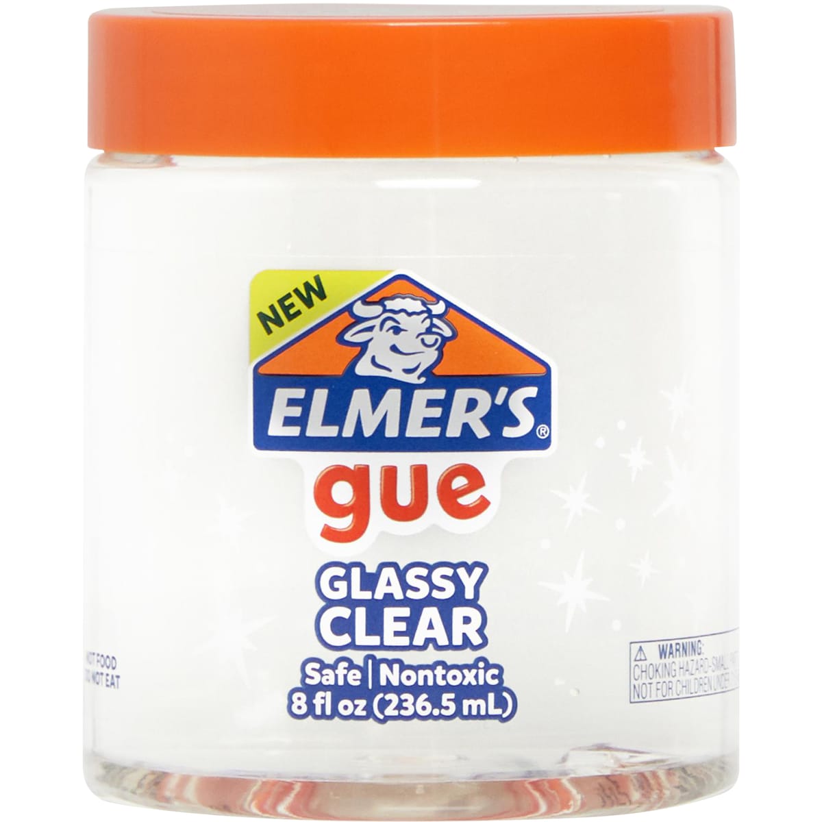 Elmer's Gue Premade Slime Jar Glassy Clear 237ml