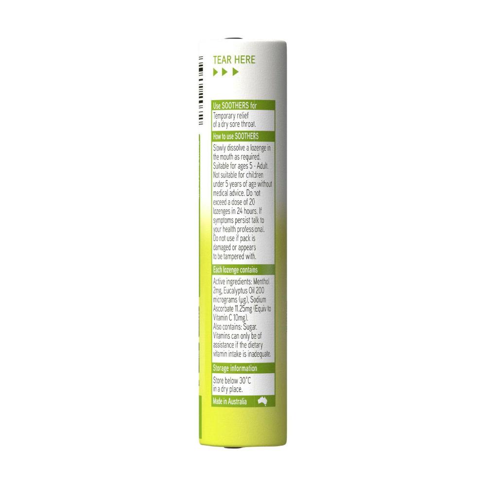 Soothers Liquid Centres Lemon & Lime - 10 pack