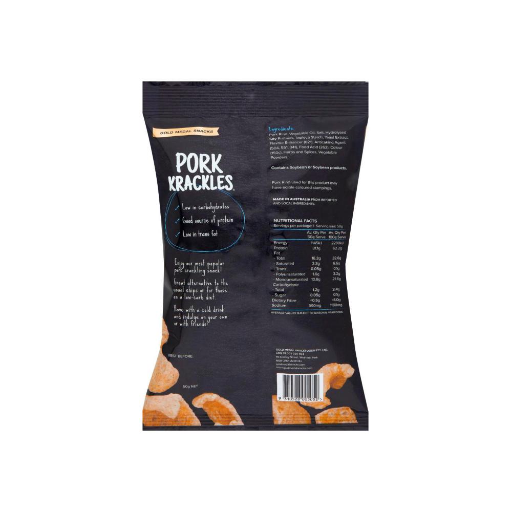 Gold Medal Pork Krackles Snacks - 50g
