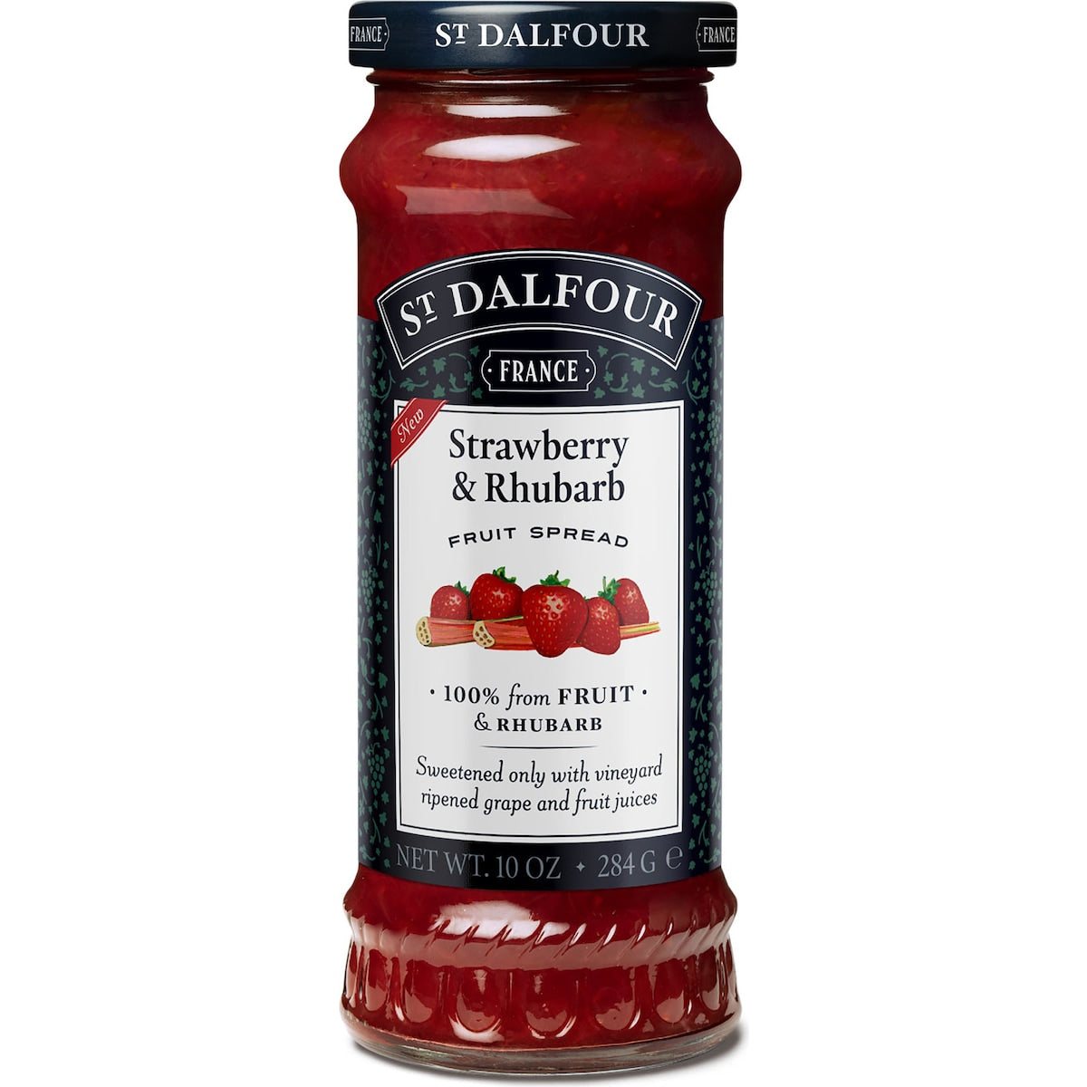 St Dalfour Strawberry & Rhubarb 284g