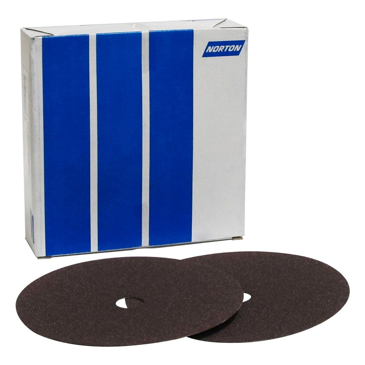 Norton Sanding Disc 178 x 22mm 24 Grit Fibre Backed Durable