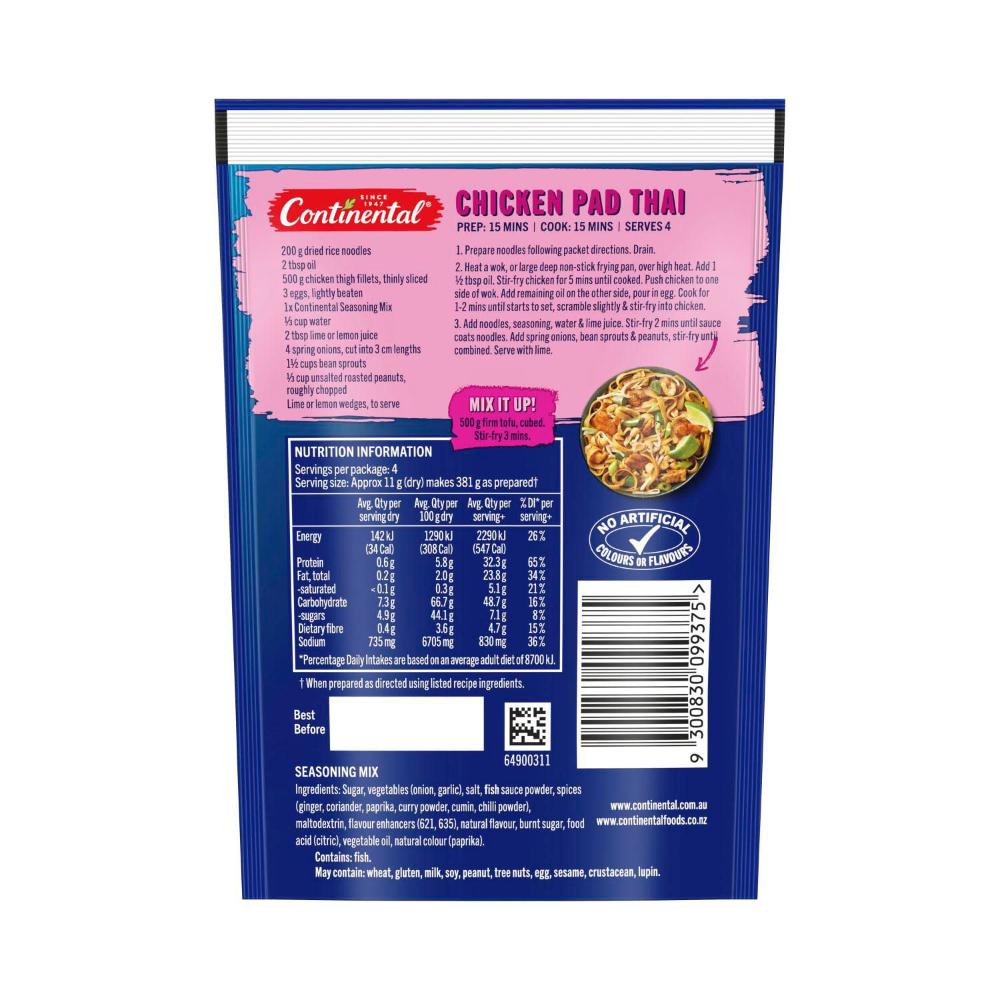 Continental Recipe Base Pad Thai - 44g