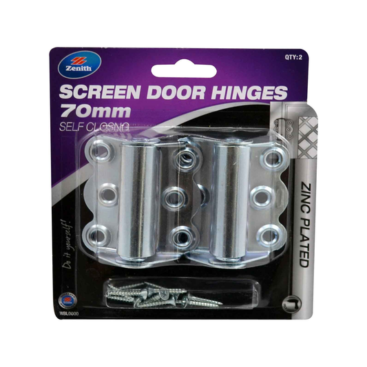 Zenith Screen Door Hinges - 70mm