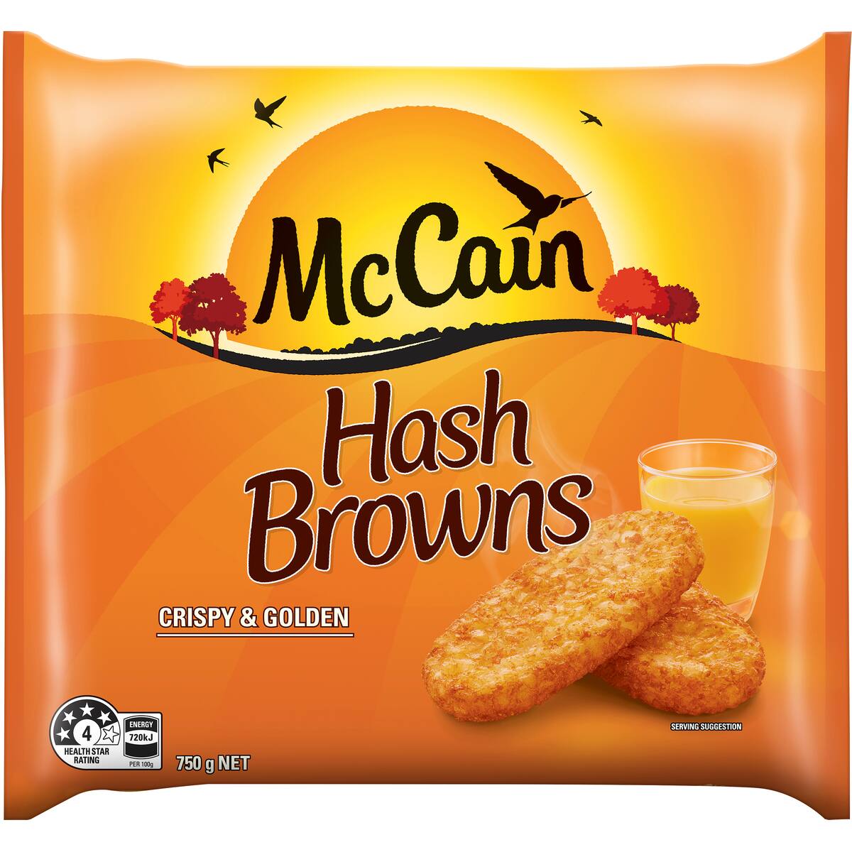 Mccain Hash Browns Shredded 750g