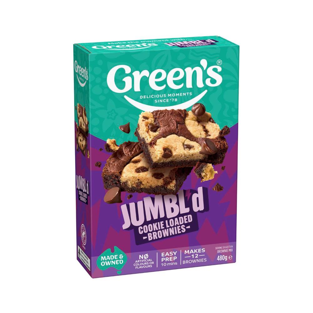 Green's Jumbl'd Cookie Loaded Brownie Mix - 480g