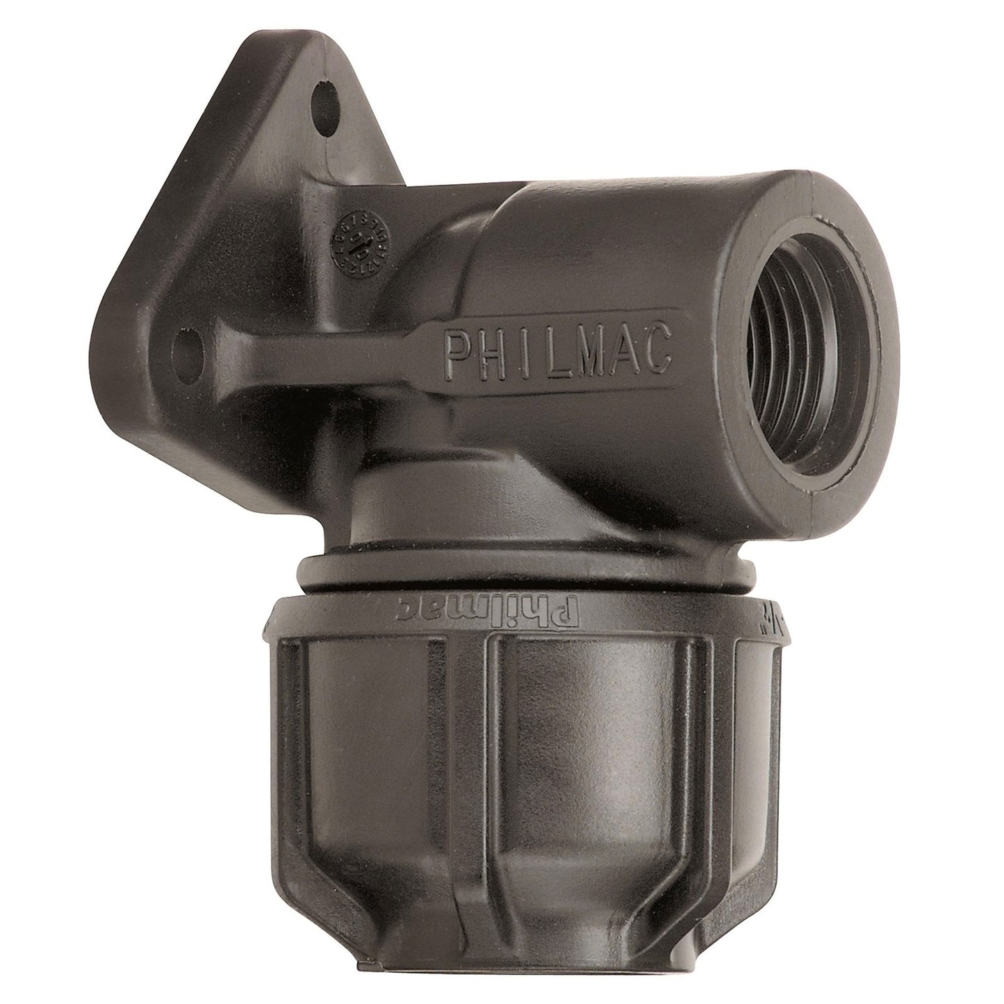 Philmac Wall Plate Elbow - 25mm - 90°