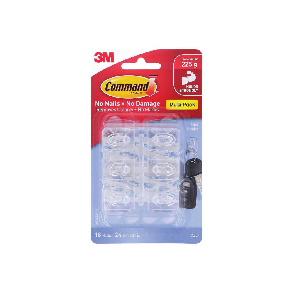 Command Mini Hooks Value Pack - 18 pack