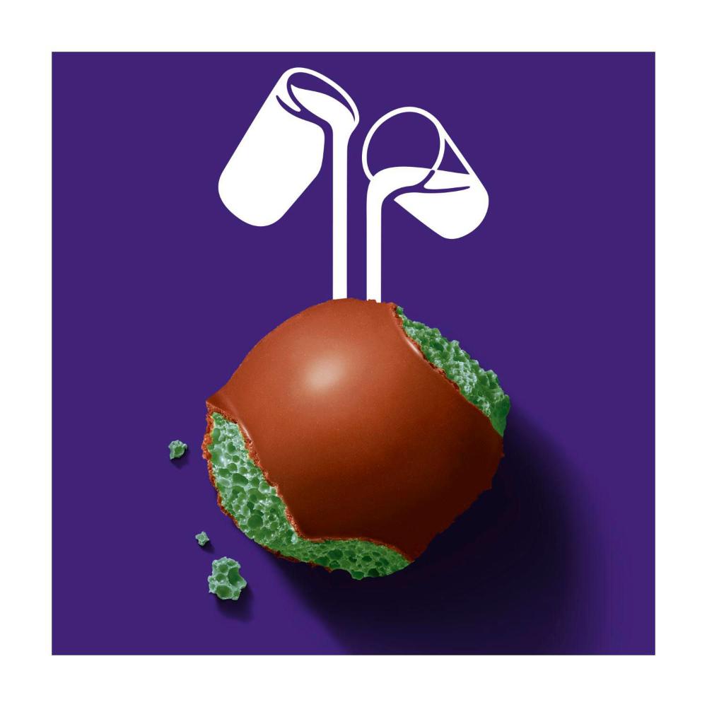 Cadbury Dairy Milk Bubbly Mint Milk Chocolate Block - 160g