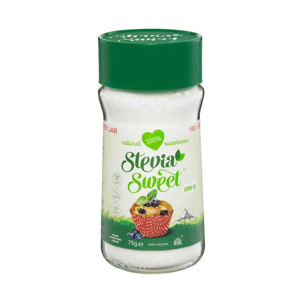 Stevia Sweet Granulated Sweetener Jar - 75g