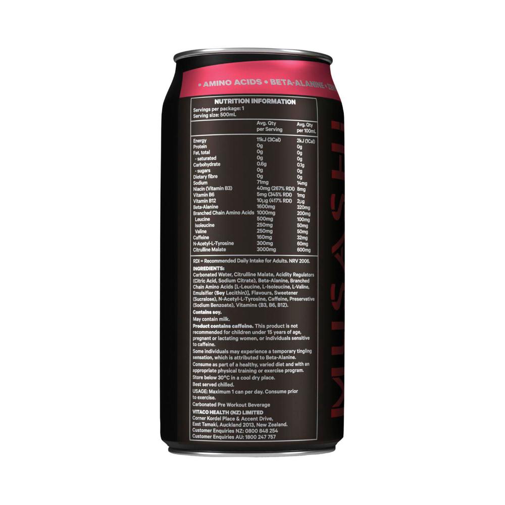 Musashi Energy Drink Watermelon - 500mL