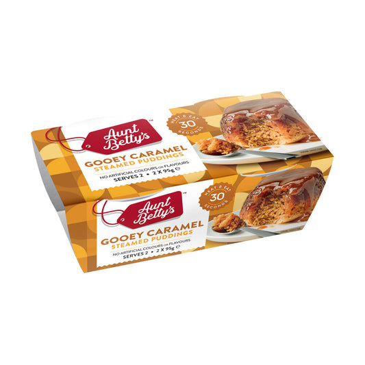 Aunt Betty's Pudding Gooey Caramel 2 Pack - 190g