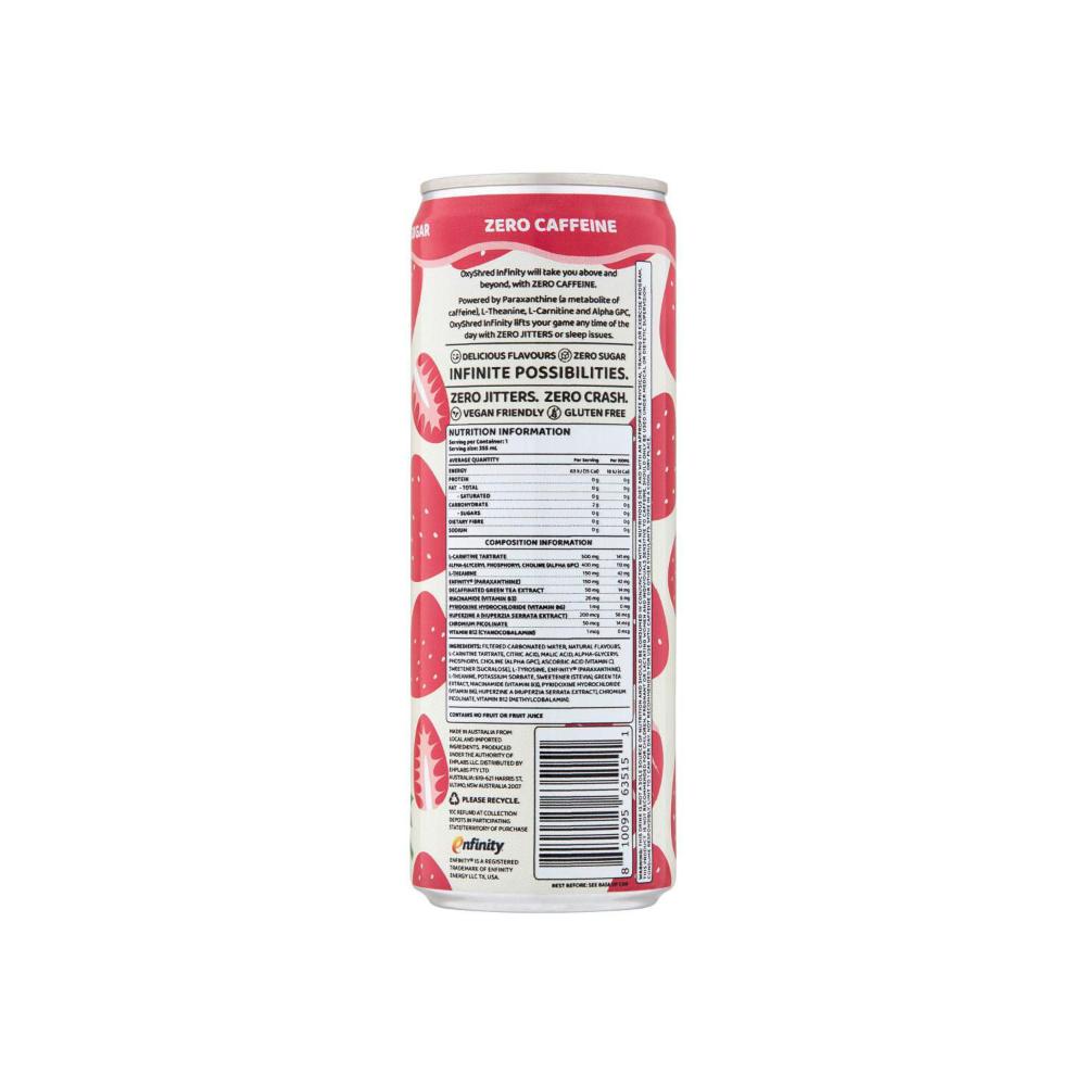 Oxyshred Infinity Energy Drink Strawberry Sunrise - 355mL