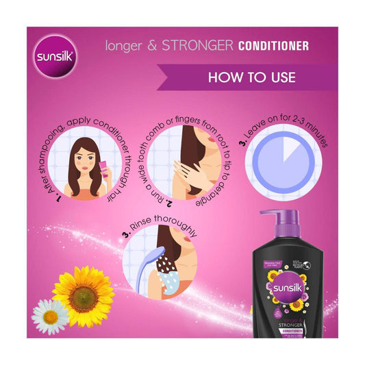 Sunsilk Longer & Stronger Conditioner - 700mL