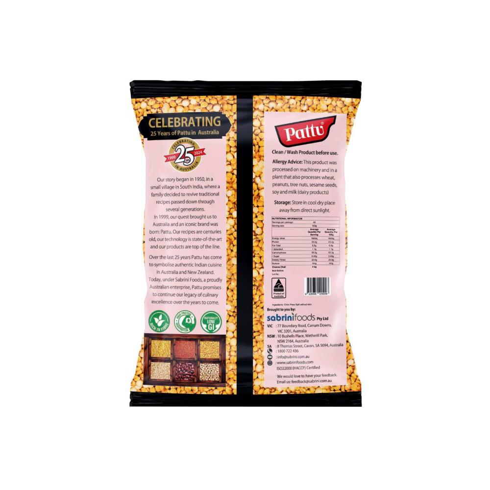 Pattu Lentils Channa Dhall - 4kg