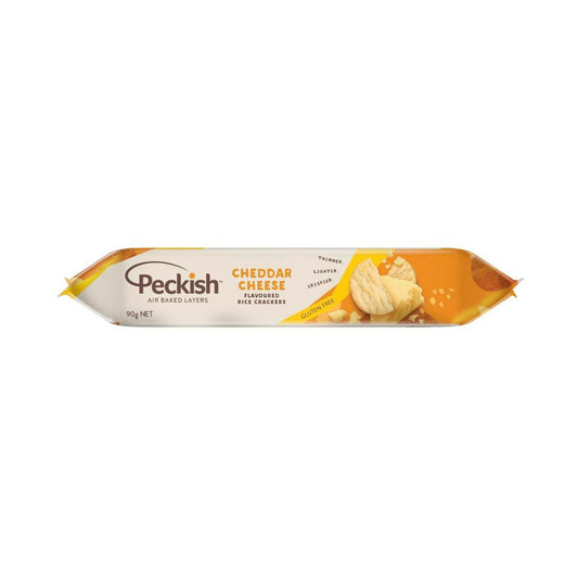 Peckish Rice Crackers Cheese - 90g