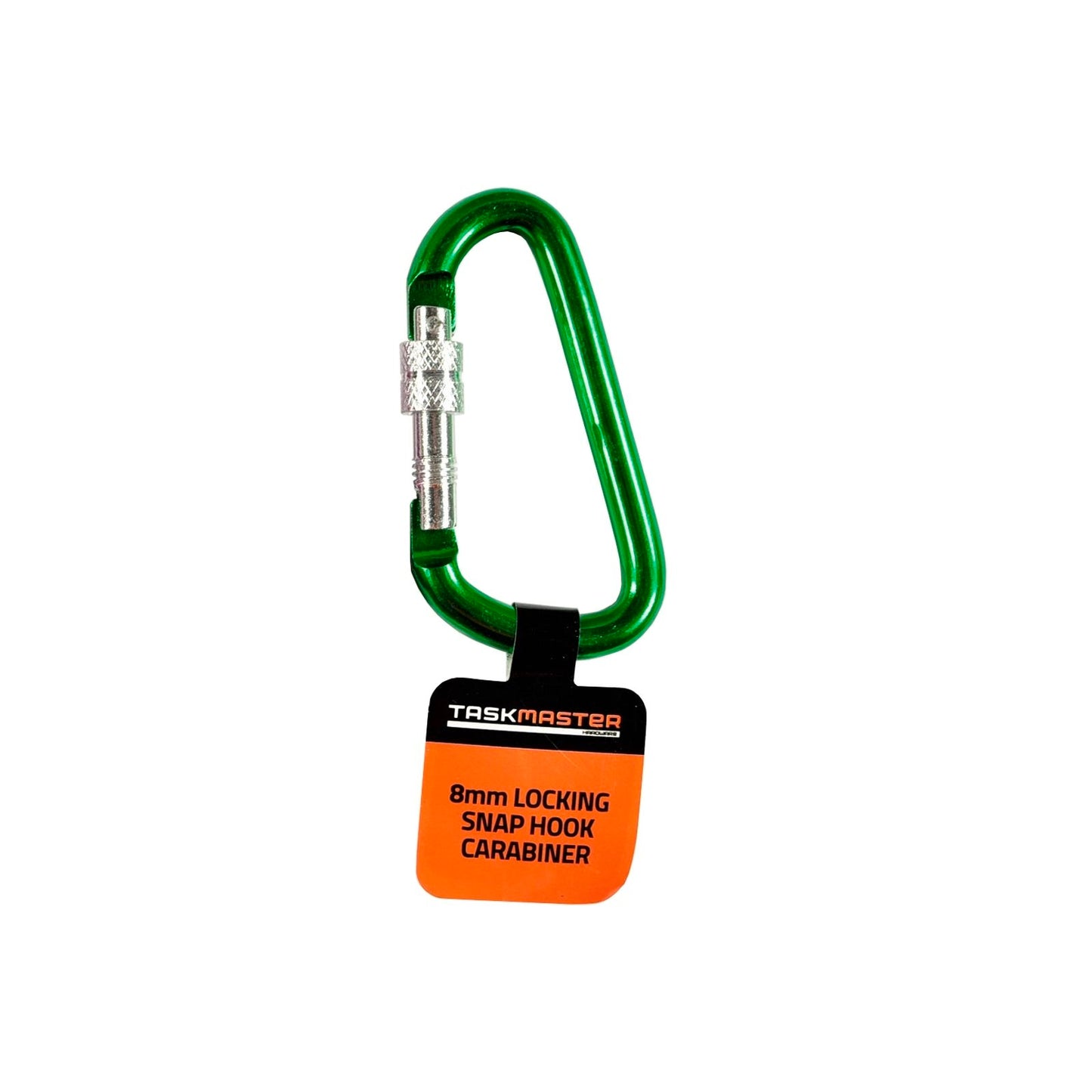 Taskmaster D Shape Locking Carabiner - 8mm