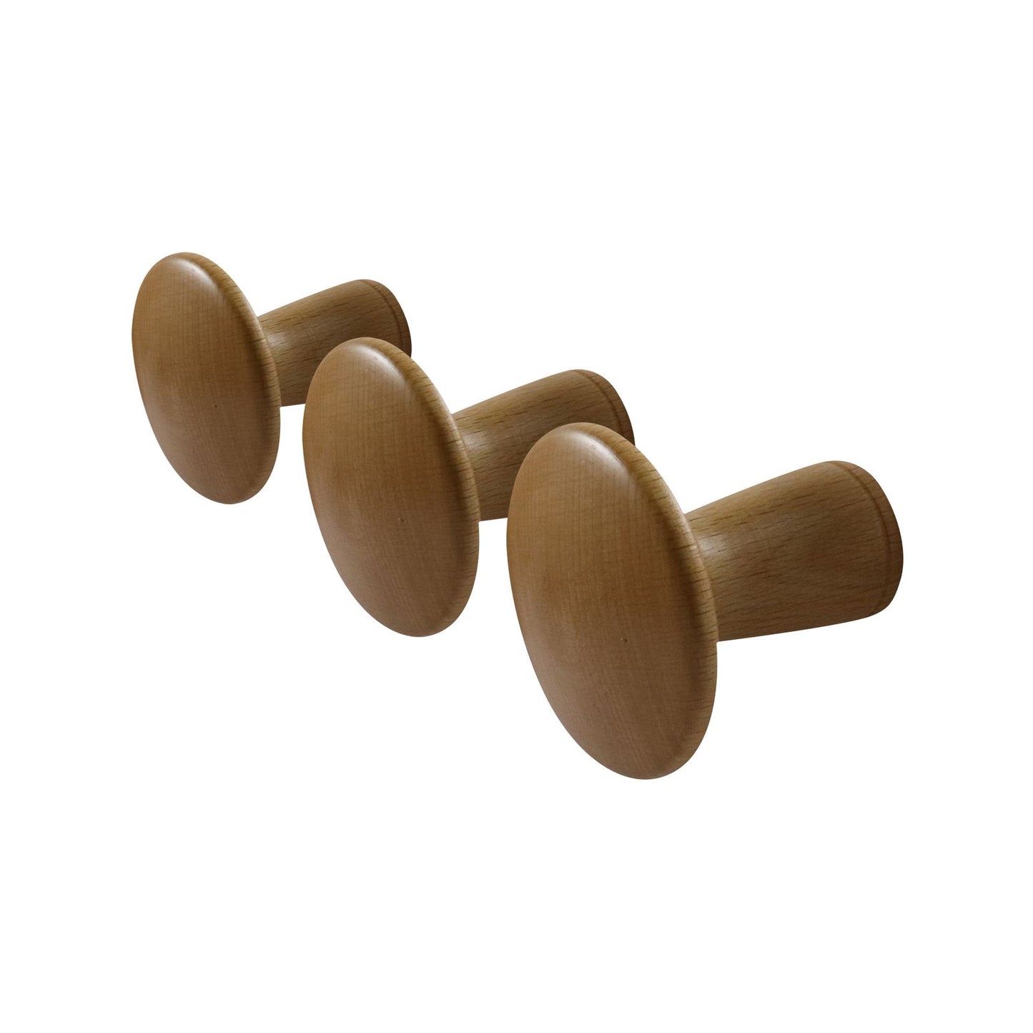 Adoored Decorative Wood Hook 3 Pack