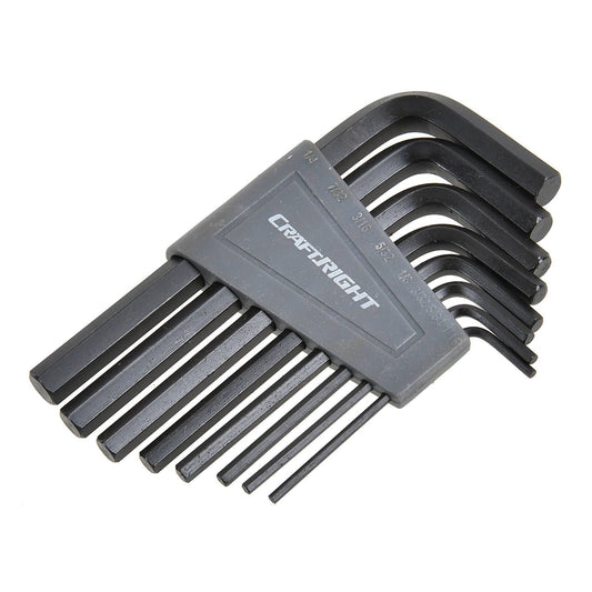 Craftright Imperial Hex Key Set - 8 Piece - 1/16" to 1/4"