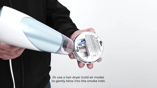 Firepro Photoelectric Smoke Alarm - 9V - Plastic - 85dB Safety Alert