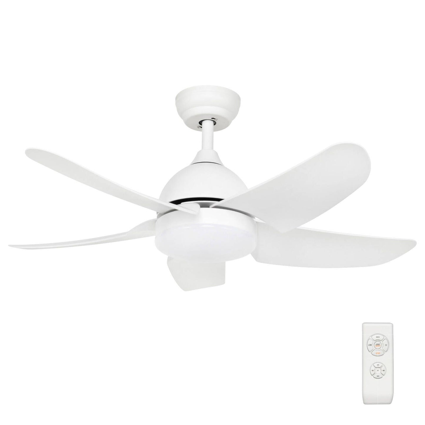 Brilliant Bellis AC Ceiling Fan - 100cm - Matt White