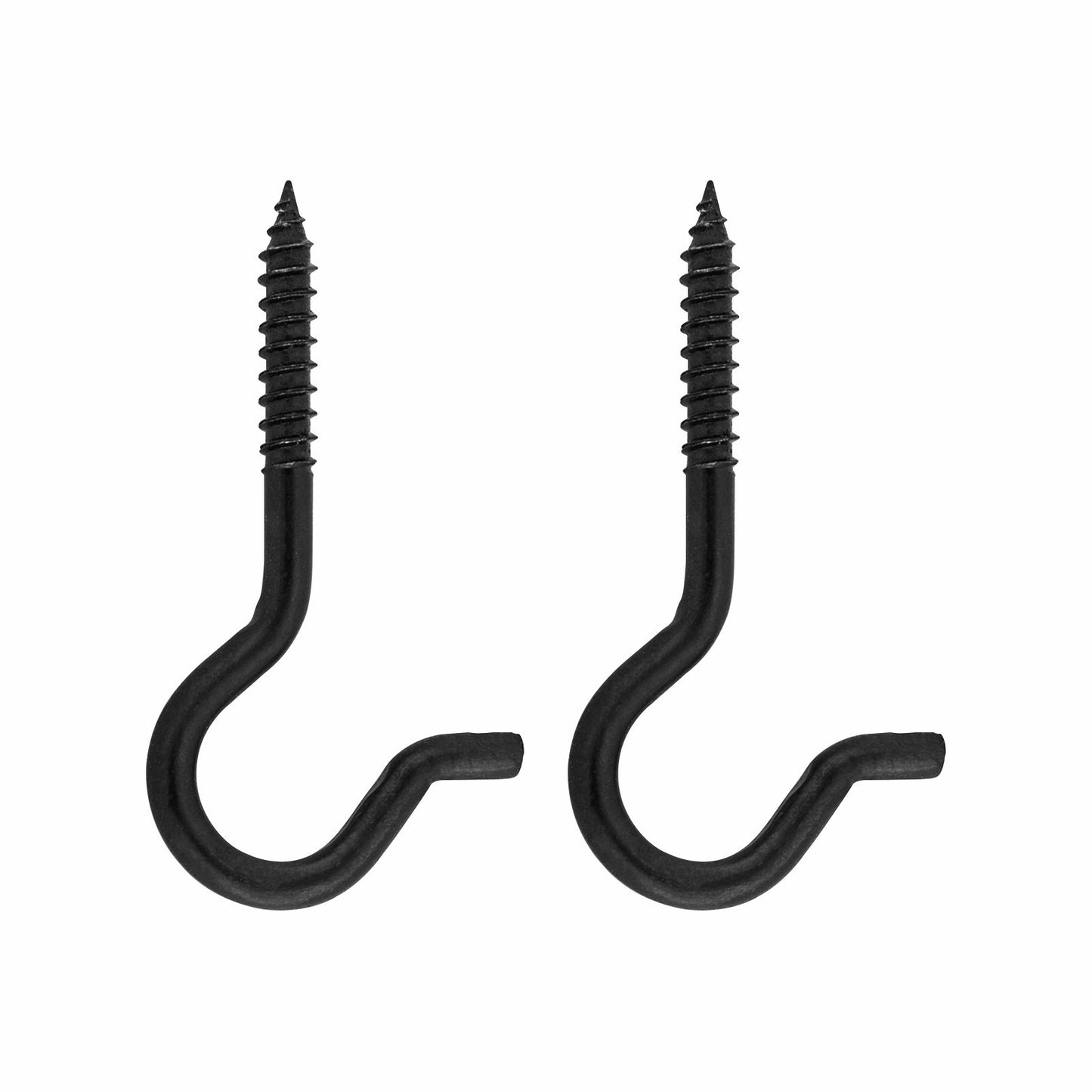 Pinnacle Ceiling Hook - 65 x 4mm - 2 Pack - Matte Black