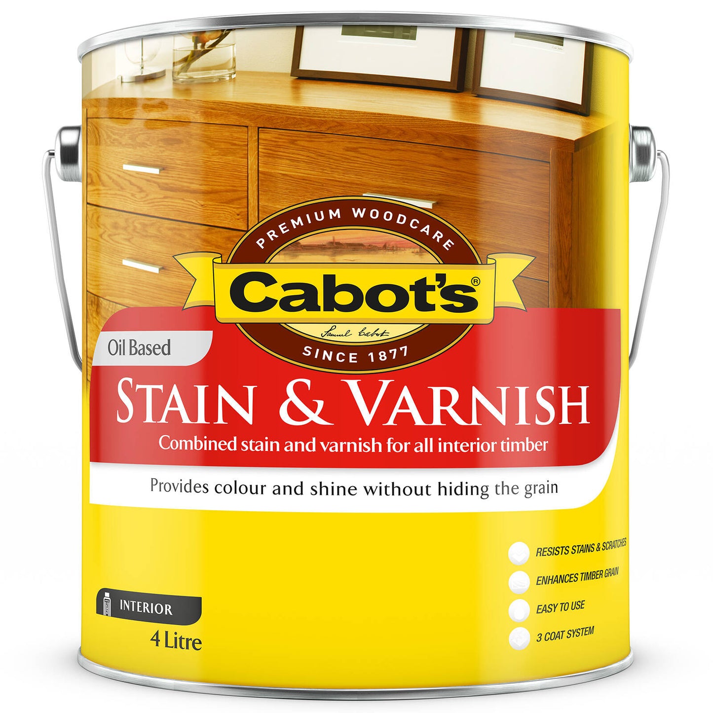 Cabot Satin Tint Base Oil Based Stain - 4L