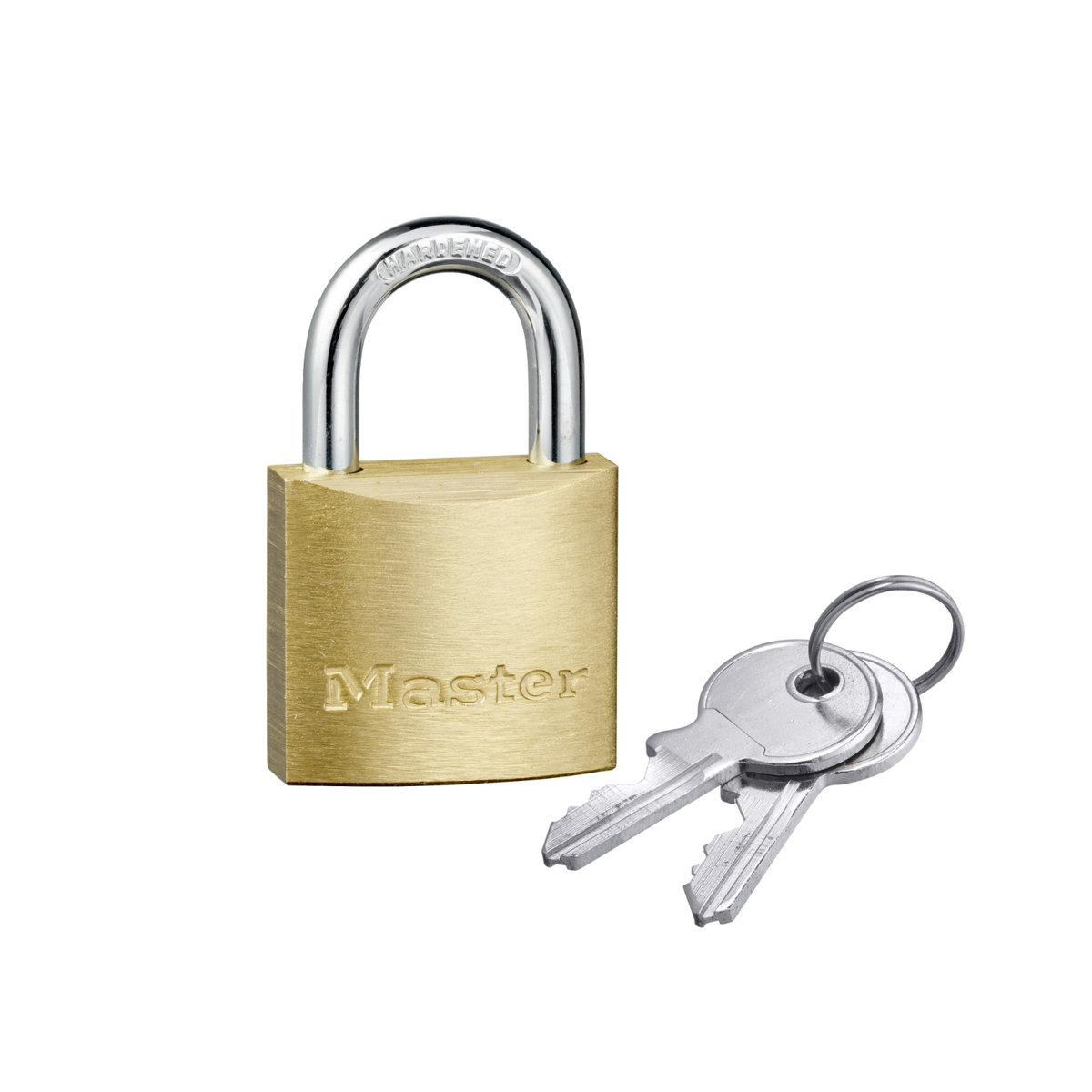 Master Lock 30mm Brass Keyed Padlock - Solid Brass - Cut Resistant