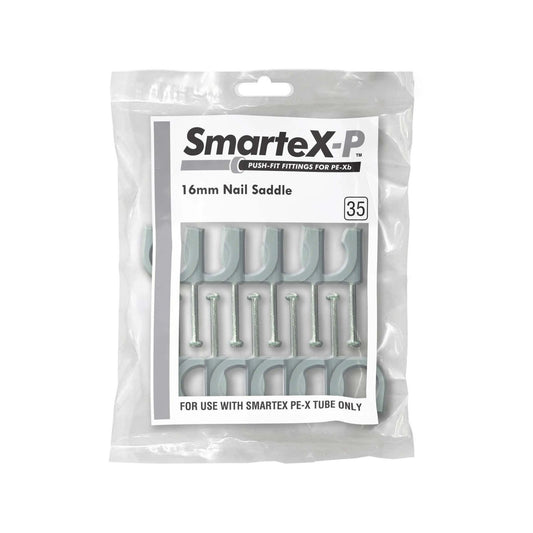 SmarteX Pex Nail Saddle - 16mm - 10 Pack