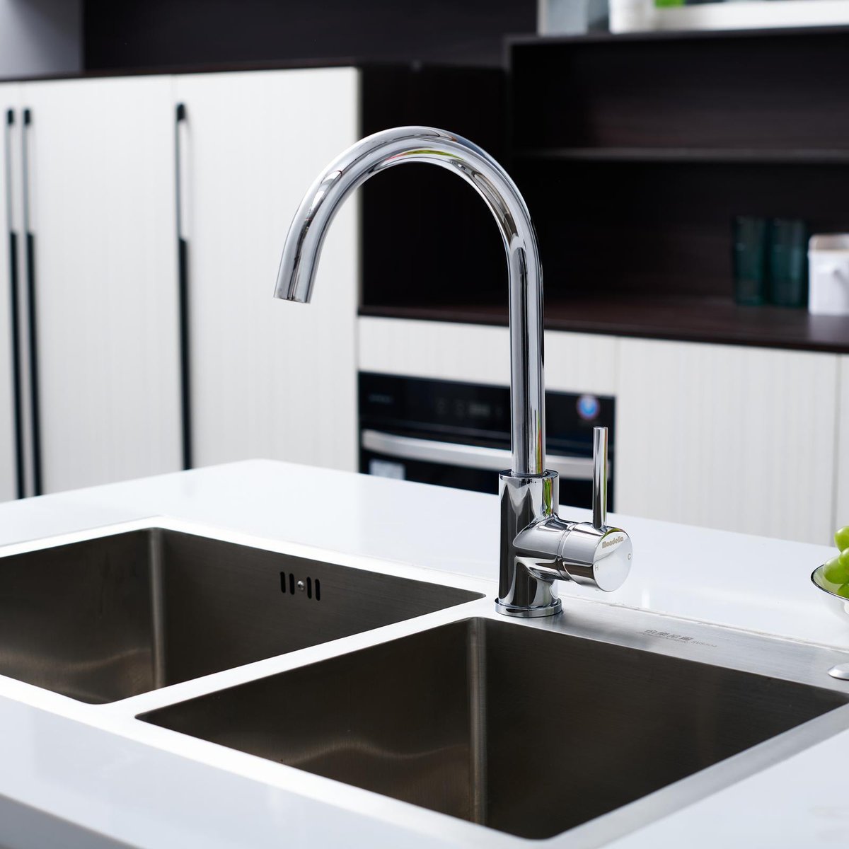 Mondella Sink Mixer - Chrome - 35mm Brass - Water Saving - Stylish