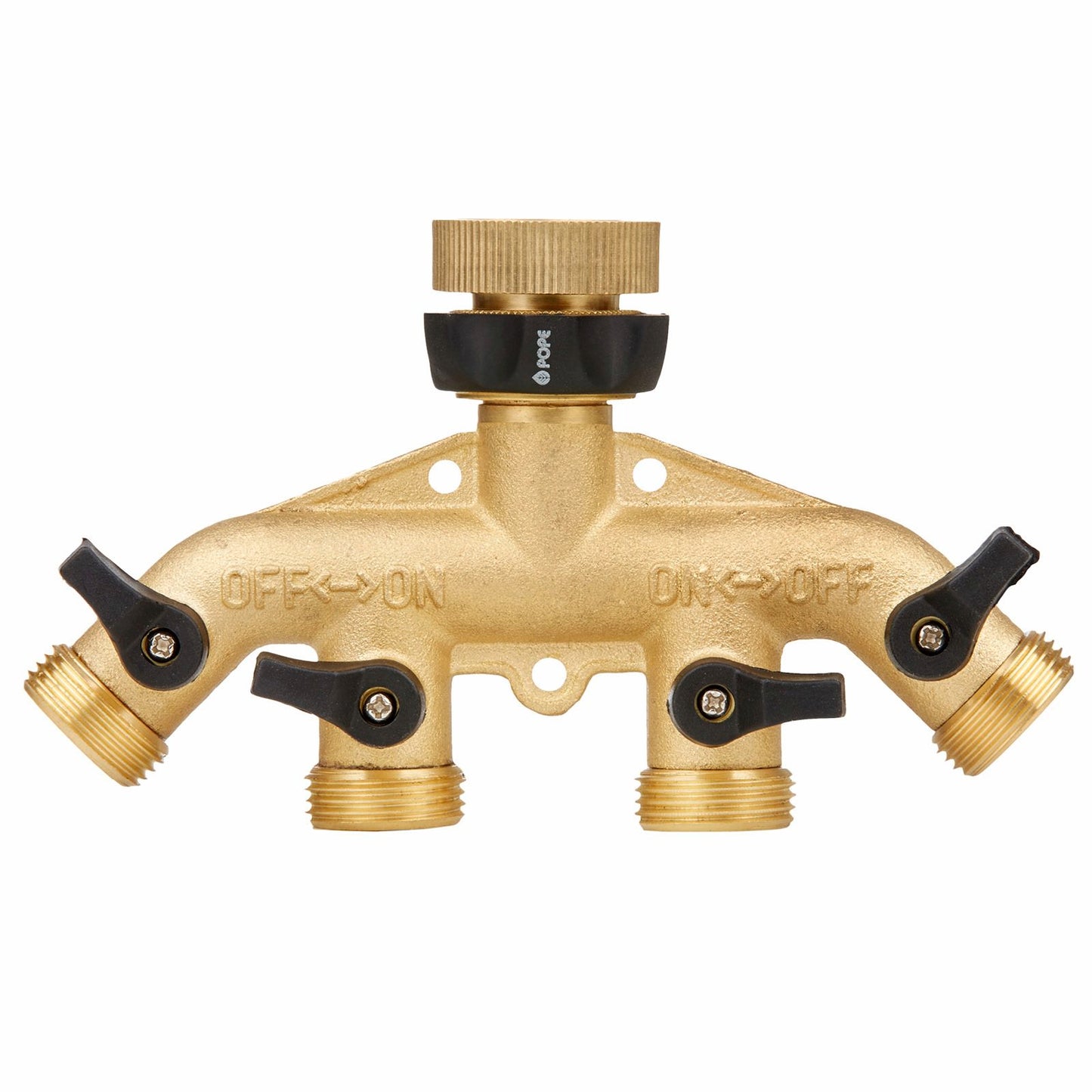 Pope 4 Way Brass Tap Adaptor - 20mm