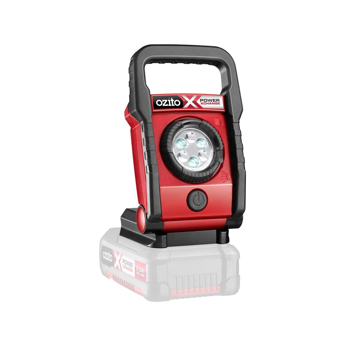 Ozito PXC 18V Worklight Skin Only - Compact LED - 270 Lumen - Adjustable