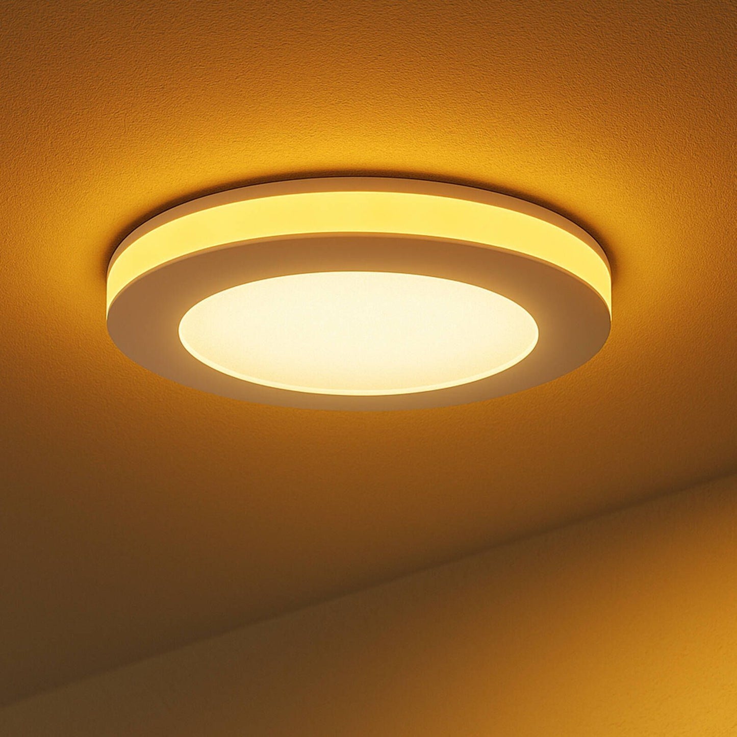 Arlec Tri-Colour Dimmable LED Downlight - 8W - 110mm - White