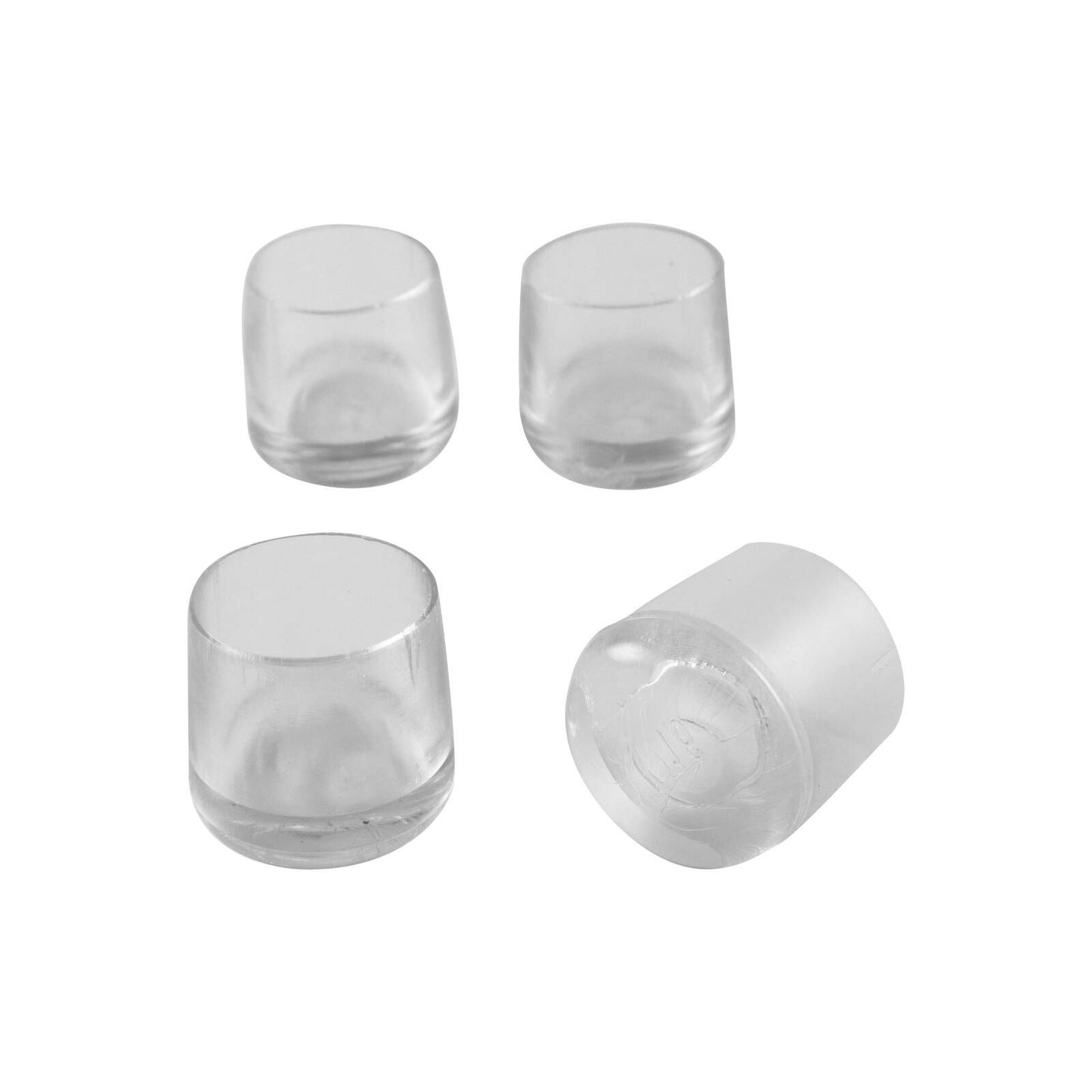 Surface Gard Clear Round Chair Tip - 16mm - 4 Pack