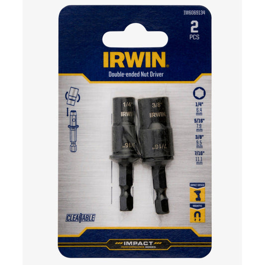 Irwin Double Ended Nut Driver 2 Piece