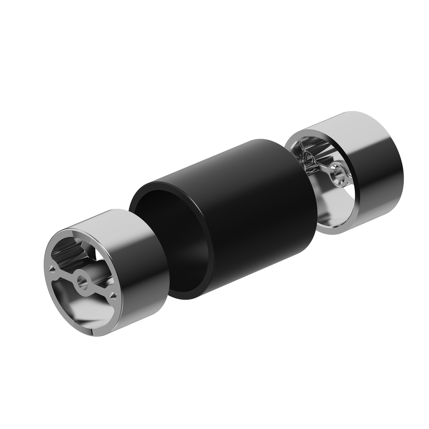 Porta Handrail Joiner - 50mm - Black