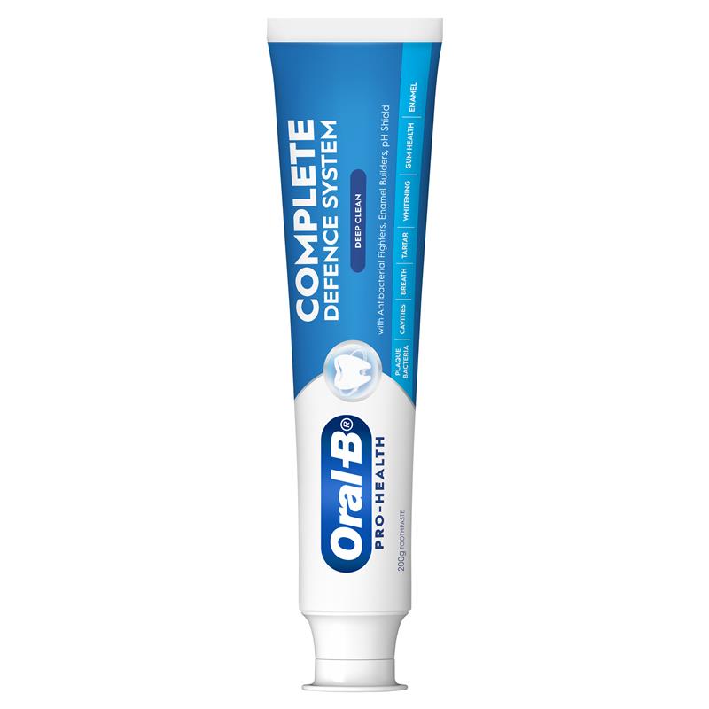 Oral-B Pro Health Deep Clean Toothpaste - Complete Defence System, 200g