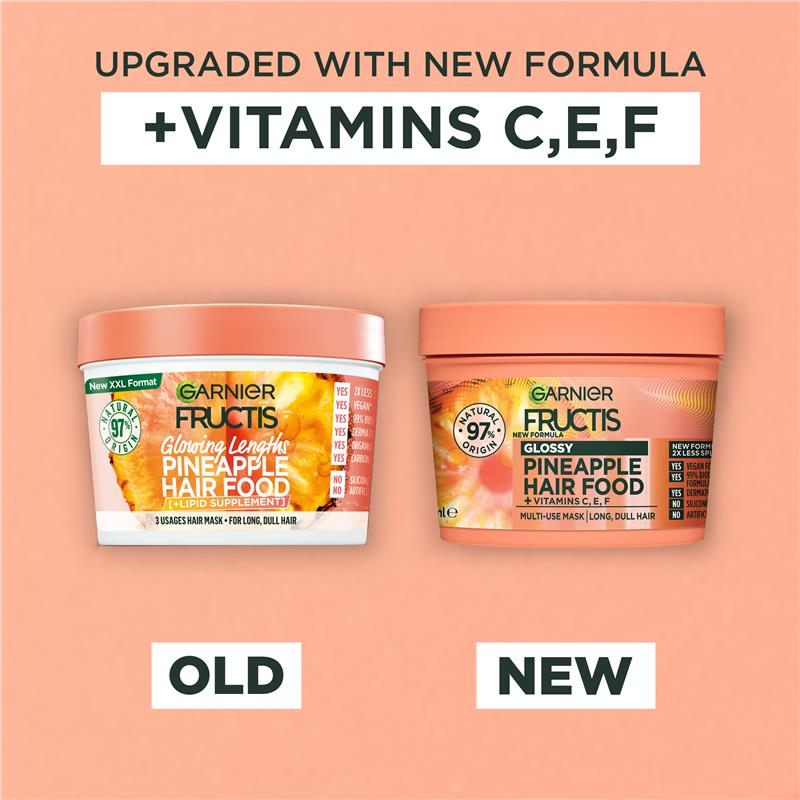 Garnier Fructis Pineapple Hair Food Treatment - 390ml