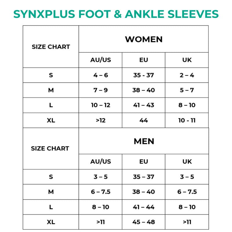 Synxplus Foot & Ankle Sleeve Nude Small