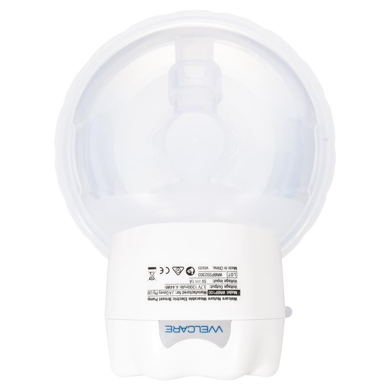 Welcare Wearable Electric Breast Pump - USB C Rechargeable & Hands-Free