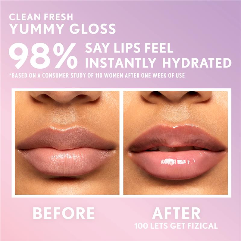 Covergirl Clean Fresh Yummy Gloss #100 Let's Get Fizzical