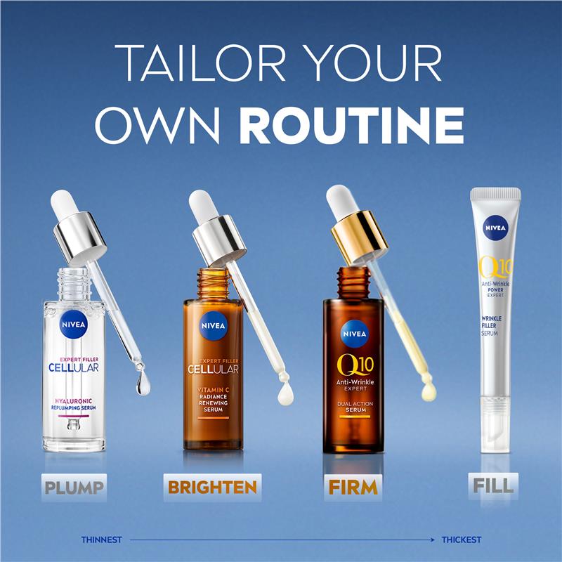 NIVEA Cellular Filler Expert Replumping Hyaluronic Serum 30Ml