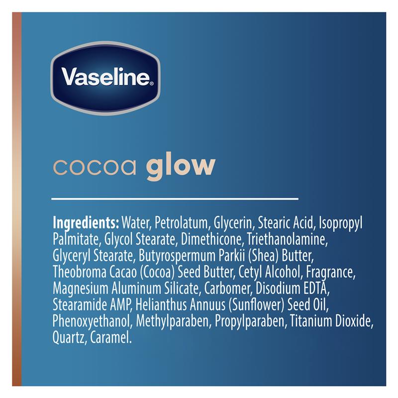 Vaseline Intensive Care Body Lotion Cocoa Glow 225ml - Rich Moisture for Radiant Skin