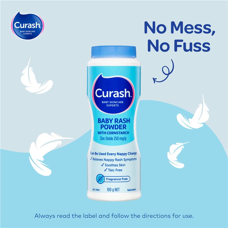 Curash Baby Rash Powder With Cornstarch 100g