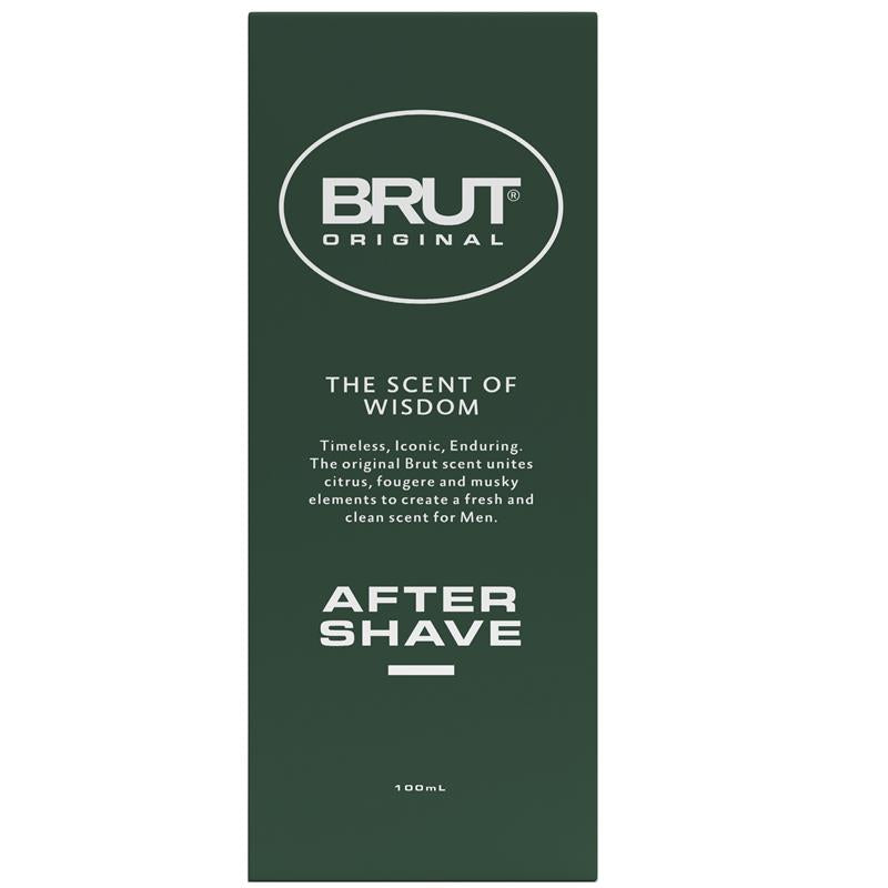 Brut Original Aftershave Lotion 100ml - Soothing Fresh Scent for Men