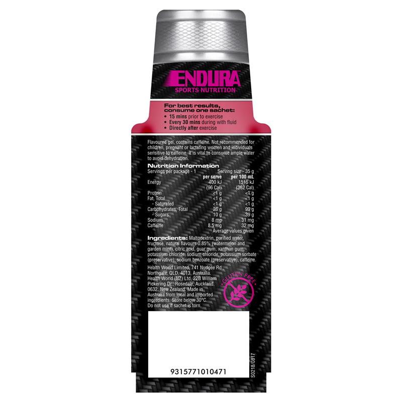 Endura Sports Energy Gel - Wild Melon Mint 35g