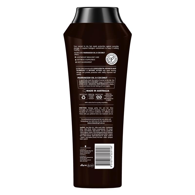 Schwarzkopf Extra Care Marrakesh Oil & Coconut Replenishing Shampoo 400ml