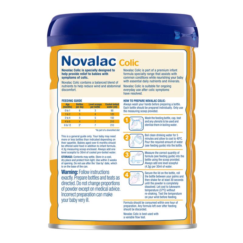 Novalac AC Colic Infant Formula - 800g