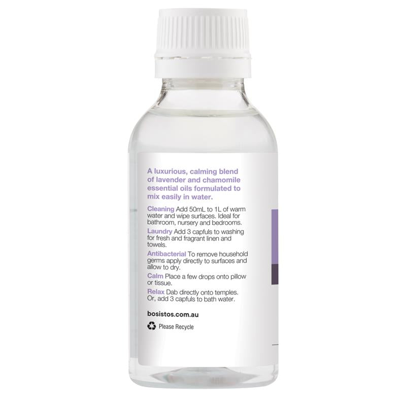 Bosisto's Calming Solution 100ml - Soothing Lavender & Chamomile